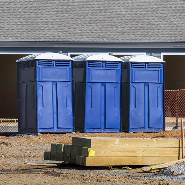 are there different sizes of portable restrooms available for rent in Grandy